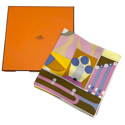 [Brand new, unused] Hermès SCARF Carré 90 "Parade en Fanfare" H004006S02 100% silk Women's gift present