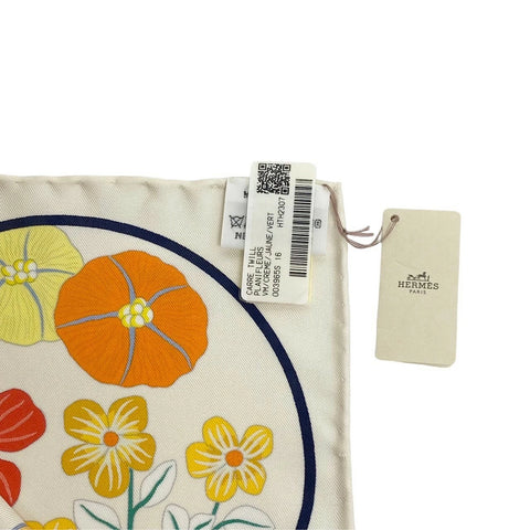 【新品未使用】 Hermes エルメス SCARF スカーフ カレ90 《プラニフルール》 H003965S16 シルク100％　レディース ギフト プレゼント