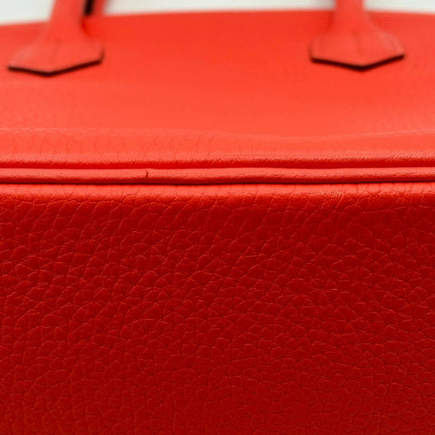 [Used] Hermès Birkin 30 Rose Texas Red Taurillon Clemence Gold hardware U stamp (2022) Brand bag Handbag Bag Used Women's (HERMES, BIRKIN30, Rose texas, Taurillon Clemence, gold, handbag, used)