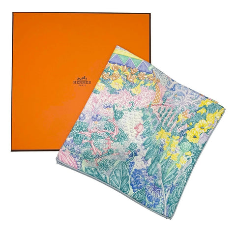 【新品未使用】 Hermes エルメス SCARF スカーフ カレ90 《クレイジー・フォーブル》 H004147S06 シルク100％ レディース ギフト プレゼント