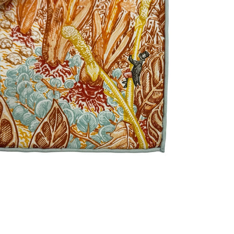 [Brand new, unused] Hermès SCARF Carré 90 "Crazy Faubourg" H004147S03 100% silk, women's, gift, present