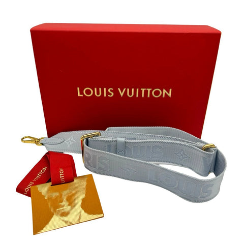 【中古】 LOUIS VUITTON ルイヴィトン バブルグラム ウォレットオン ストラップ カーフレザー ショルダーバッグ ゴールド金具 ICチップ M81399 ブランドバッグ 中古品 (LOUIS VUITTON,bubblegram,walleton,strap,blue glaciere,calfleather,gold,,shourderbag,used)