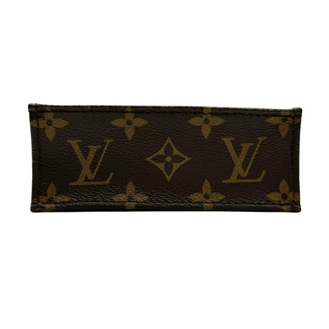 [Used] LOUIS VUITTON Monogram Petit Sac Plat M81295 IC tag Gold hardware 2way handbag Used (LOUIS VUITTON,monogram,petit sacpla,canvas,gold,shourderbag,handbag,used)