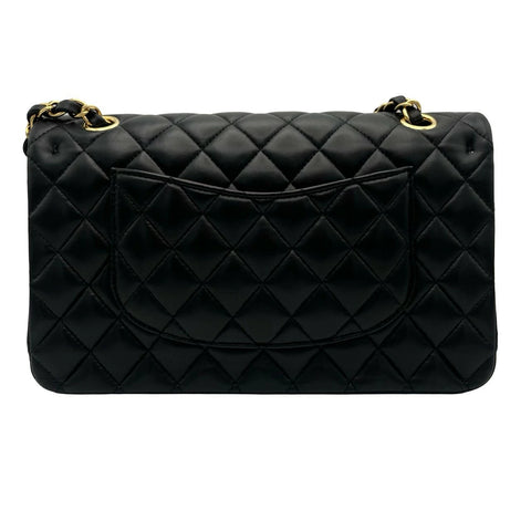 【中古】 CHANEL シャネル マトラッセ チェーンショルダーバッグ ブラック ブラック系 ラムスキン ゴールド金具 27番台(2018～2019年) ブランドバッグ ショルダーバッグ 中古品 レディース (CHANEL,Matelasse,Black,Lambskin,gold,Shoulderbag,used)