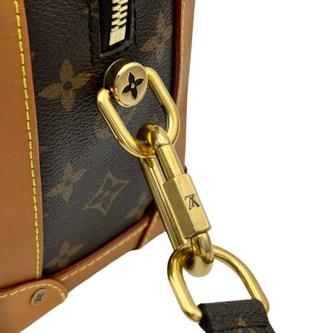 【中古】 LOUIS VUITTON ルイヴィトン モノグラム ソフトトランク ショルダーバッグ M44660 DU1189 ブラウン 中古品 (LOUIS VUITTON,monogram,canvas,softtrunk,brown,shourderbag,used)