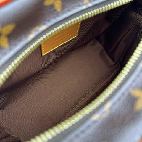 【中古】 LOUIS VUITTON ルイヴィトン モノグラム ソフトトランク ショルダーバッグ M44660 DU1189 ブラウン 中古品 (LOUIS VUITTON,monogram,canvas,softtrunk,brown,shourderbag,used)