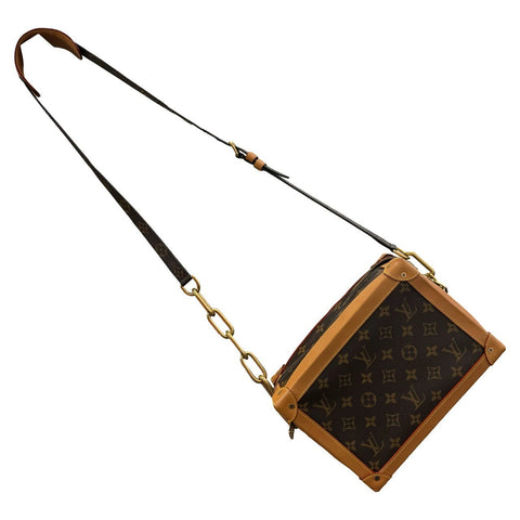 【中古】 LOUIS VUITTON ルイヴィトン モノグラム ソフトトランク ショルダーバッグ M44660 DU1189 ブラウン 中古品 (LOUIS VUITTON,monogram,canvas,softtrunk,brown,shourderbag,used)