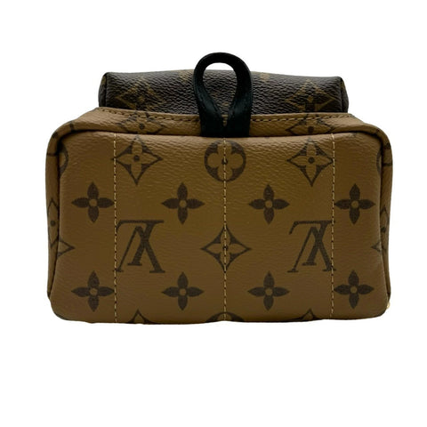 【中古】 LOUIS VUITTON ルイヴィトン モノグラムリバース パームスプリングミニ バックパック M44872 ゴールド金具 リュック 中古品 (LOUIS VUITTON,monogram reverse,parmspring,mini,monogramcanvas,gold,backpack,used)