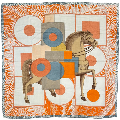 [Brand new, never used] Hermes Carre Gean H244008S11 140 Large scarf, cashmere, silk, for women, present, gift