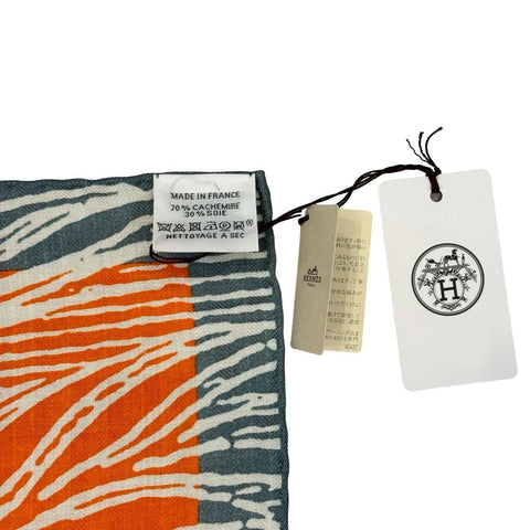 [Brand new, unused] Hermès Cavalier en Formes H244008S11 140 Large scarf, cashmere, silk, for women, present, gift