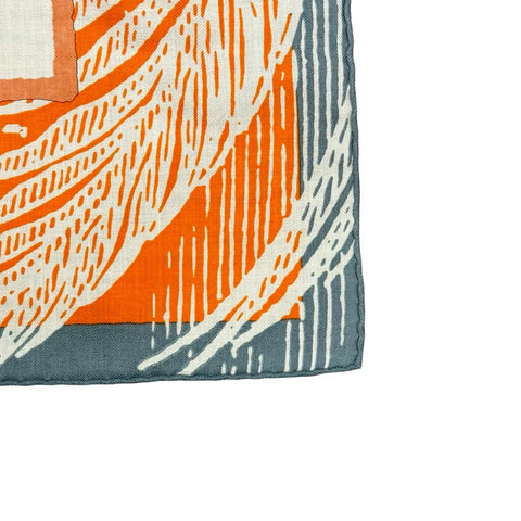 [Brand new, unused] Hermès Cavalier en Formes H244008S11 140 Large scarf, cashmere, silk, for women, present, gift