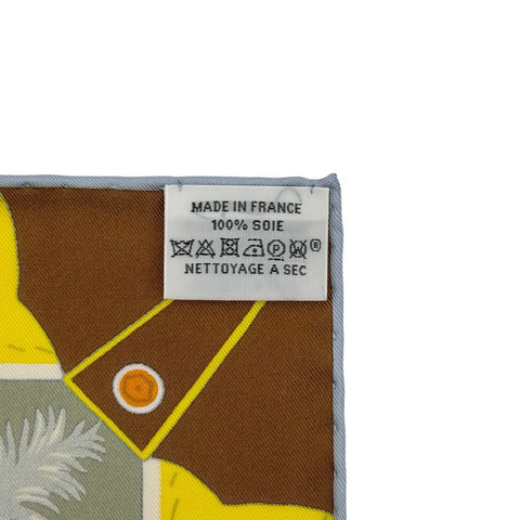 【新品未使用】 Hermes エルメス SCARF スカーフ カレ90 《バガージュ・ア・マン》 H004119S03 シルク100％ レディース ギフト プレゼント