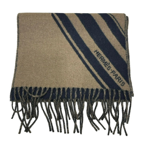 [Brand new, unused] Hermès cashmere scarf "Zigzag Sangle" H394808T07 100% cashmere 25cm x 170cm scarf Hermes scarf present gift