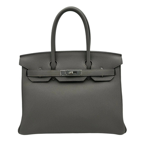 【中古】 Hermès エルメス バーキン30 エタン トゴ グレー系 シルバー金具 U刻(2022年) ブランドバッグ ハンドバッグ バッグ  中古品 レディース (HERMES,BIRKIN30,etain,togo,silver,handbag,used)