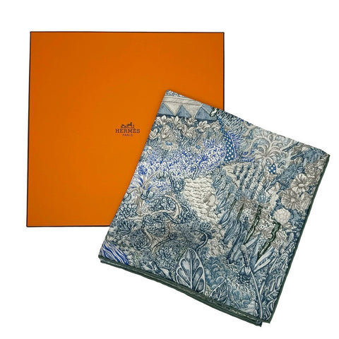 【新品未使用】 Hermès エルメス SCARF スカーフ カレ90 《クレイジー・フォーブル》 H004147S05 シルク100％ レディース ギフト プレゼント