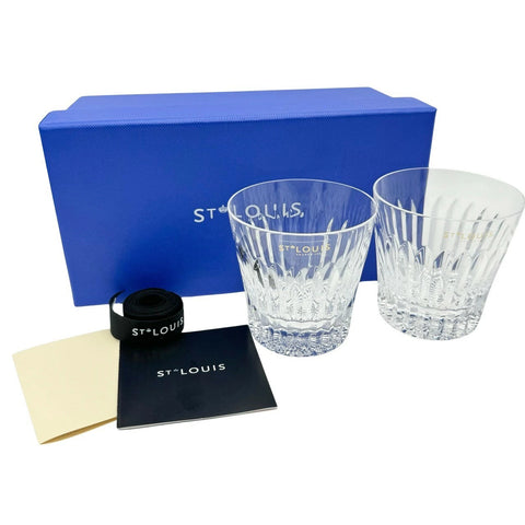 [Brand new] ST.LOUIS St. Louis Tumbler Pair Glasses Crystal (ST.LOUIS, tumbler, pair, glasses, crystal, new)