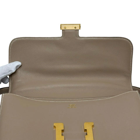 [Used] Hermès Constance Elan Argile Beige Swift Gold Hardware P Engraved (2012) Brand Bag Shoulder Bag Bag Used Women's (HERMES, CONSTANCE ELAN, argile, swift, gold, shoulder bag, used)