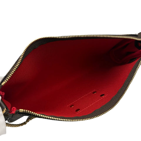 【中古】 LOUIS VUITTON ルイ・ヴィトン DAMIER EVA ダミエ エヴァ ショルダーバッグ DU3069(2009年) エベヌ キャンバス 中古 USED バッグ