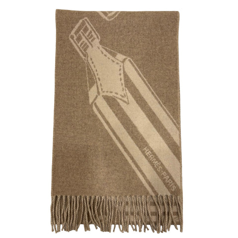 【新品未使用】 Hermes エルメス カシミヤマフラー 《ジグザグのサングル》 H394808T01 カシミヤ100% 170cm マフラー エルメスマフラー プレゼント ギフト