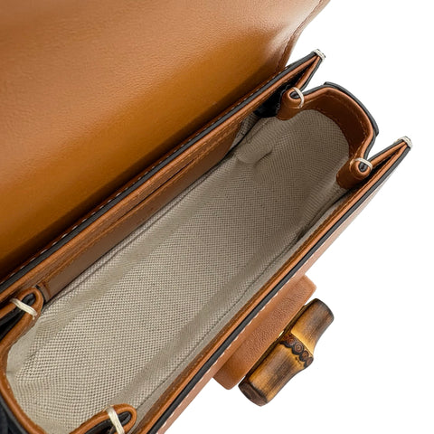 【中古】 GUCCI グッチ MINI BELT BAG ミニベルトバッグ ボディバッグ ブラウン レザー 中古 USED バッグ