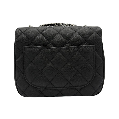 【美品】 CHANEL シャネル MATELASSE SHOULDERBAG マトラッセチェーンショルダーバッグ ショルダーバッグ 25番台(2017-2018年) ブラック キャビアスキン 中古 USED バッグ