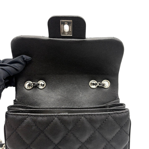 【美品】 CHANEL シャネル MATELASSE SHOULDERBAG マトラッセチェーンショルダーバッグ ショルダーバッグ 25番台(2017-2018年) ブラック キャビアスキン 中古 USED バッグ
