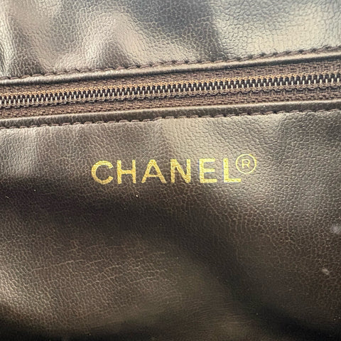 【中古】 CHANEL シャネル COCOMARK COSME POUCH ココマーク コスメポーチ POUCH ブラウン キャビアスキン 中古 BROWM CAVIARSKIN