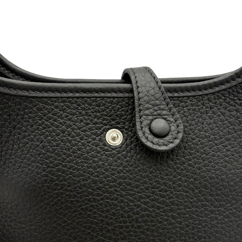 【新品未使用】Hermes エルメス EVELYNE TPM エヴリン TPM ショルダーバッグ W刻(2024年) ブラック トリヨン 新品 NEW バッグ