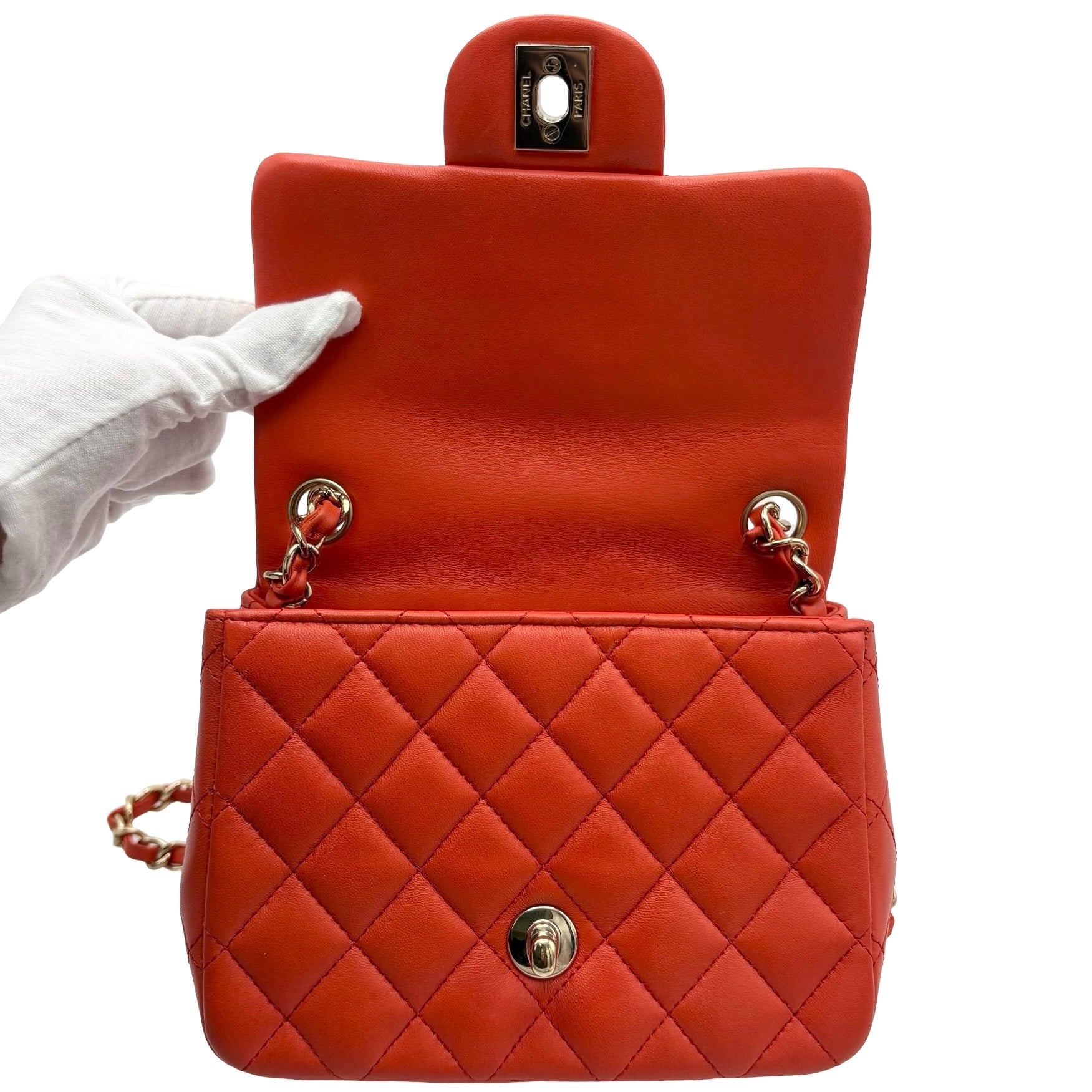 中古】 CHANEL シャネル MINI MATELASSE FLAP BAG ミニマトラッセ