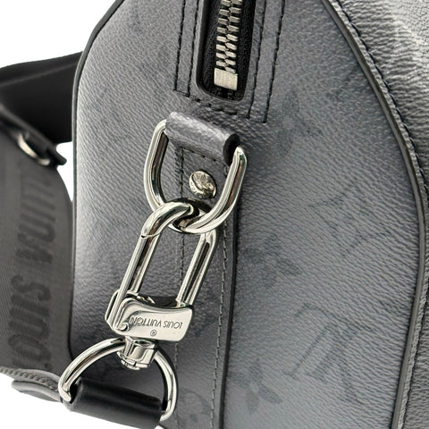 [Used] LOUIS VUITTON CITYKEEPALL (M45936) City Keepall Shoulder Bag IC Chip (2021-) Black Canvas Used Bag 
