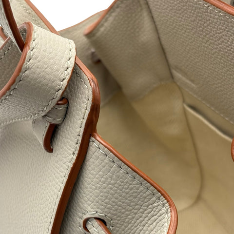 【中古】LOEWE ロエベ HAMMOCK MINI SHOULDER BAG ハンモックミニショルダーバッグ ライトグレー カーフスキン 中古 USED バッグ