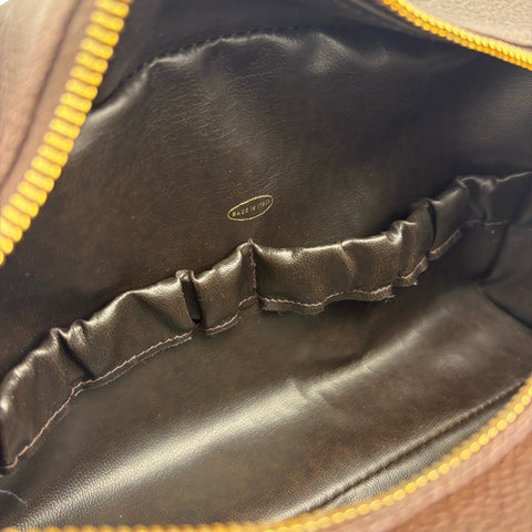 【中古】 CHANEL シャネル COCOMARK COSME POUCH ココマーク コスメポーチ POUCH ブラウン キャビアスキン 中古 BROWM CAVIARSKIN
