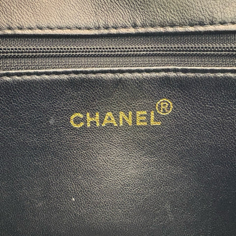 【中古】 CHANEL シャネル  復刻トート トートバッグ ブラック キャビアスキン 中古 USED バッグ