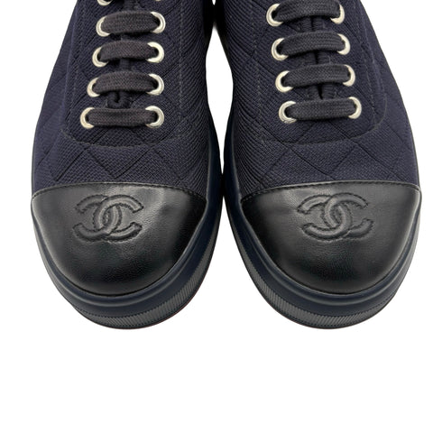 【中古】 CHANEL シャネル COCOMARK SNEAKERS ココマークスニーカー 37 USED 中古 靴