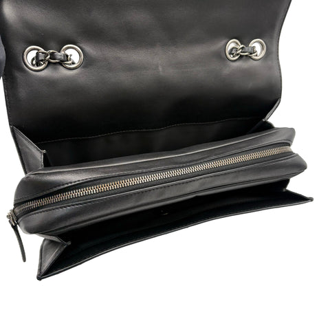 【中古】 CHANEL シャネル CCFLAPSHOULDERBAG CCフラップショルダーバッグ ショルダーバッグ 18番台(2013-2014年) ブラック ラムスキン 中古 USED バッグ