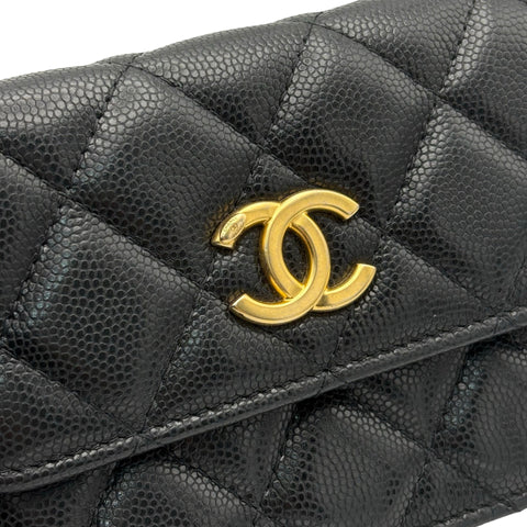 【中古】 CHANEL シャネルMINICHAINBAG ミニチェーンBAG ブラック ブランドバッグ ショルダーバッグ 中古品