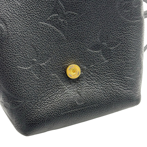 【中古】 LOUIS VUITTON ルイ・ヴィトン UNPLANT TINY BACKPACK アンプラント タイニーバック バックパック ICチップ ブラック レザー 中古 USED バッグ