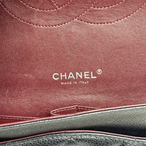 【中古】 CHANEL シャネル MATELASSE CHAIN SHOULDER BAG マトラッセ チェーンショルダーバッグ ショルダーバッグ 18番台(2014年) ブラック キャビアスキン 中古 USED バッグ