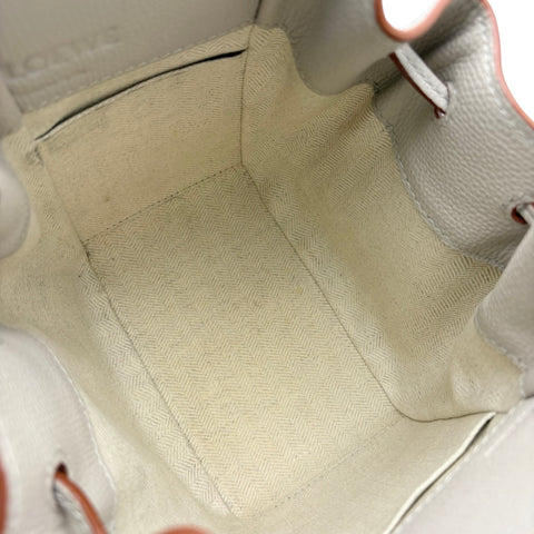 【中古】LOEWE ロエベ HAMMOCK MINI SHOULDER BAG ハンモックミニショルダーバッグ ライトグレー カーフスキン 中古 USED バッグ