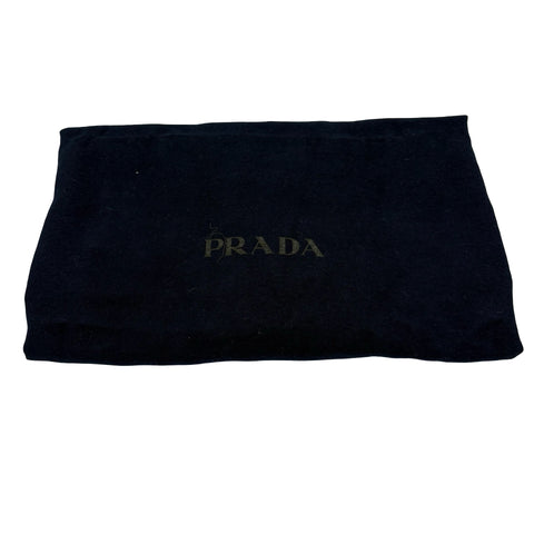 【美品】 PRADA プラダ BACKPACK トライアングルロゴ バックパック ICチップ ブラック ナイロン 美品 中古 USED バッグ