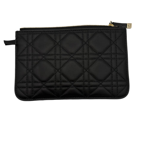 【美品】 Christian Dior クリスチャン ディオール TOUJOURS MEDIUM トゥジュール ミディアム ハンドバッグ 19MA1204(2024年) ブラック レザー 中古 USED バッグ