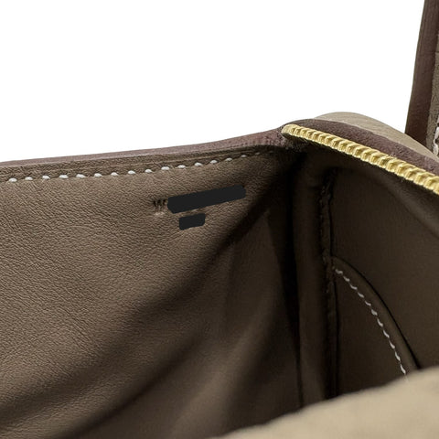 【新品未使用】 Hermes エルメス MINI LINDY ミニリンディ ショルダーバッグ W刻(2024年) エトゥープ トゴ 新品未使用 NEW バッグ