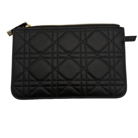 【美品】 Christian Dior クリスチャン ディオール TOUJOURS MEDIUM トゥジュール ミディアム ハンドバッグ 19MA1204(2024年) ブラック レザー 中古 USED バッグ