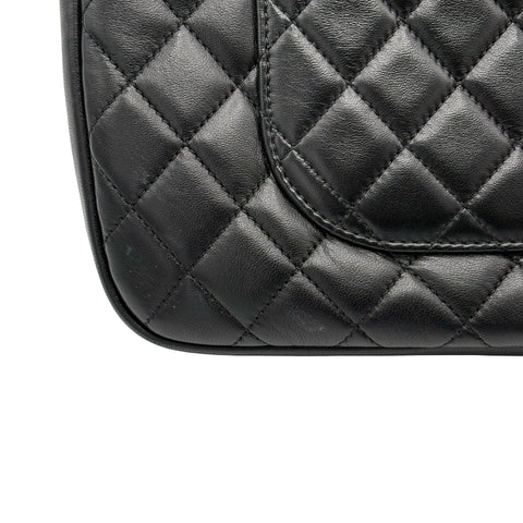 【中古】 CHANEL シャネル GIRL CHANEL ガールシャネル ショルダーバッグ 23番台(2016年) ブラック ラムスキン 中古 USED バッグ