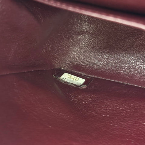 【中古】 CHANEL シャネル DOUBLE FLAP MATELASSE ダブルフラップマトラッセ ショルダーバッグ 31番台(2021年) ブラック ラムスキン 中古 USED バッグ