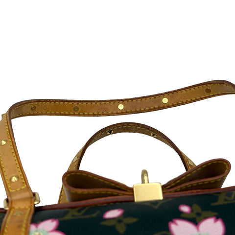【中古】 LOUIS VUITTON ルイ・ヴィトン CHERRY BLSSOM HANDBAG チェリーブロッサムパピヨン ハンドバッグ  モノグラム/ピンク キャンバス USED USED バッグ