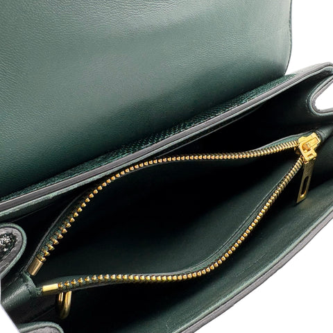 【中古】 CELINE セリーヌ 16 BAG 16(セーズ) ハンドバッグ グリーン リザード 中古 USED バッグ