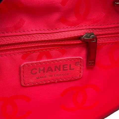【中古】 CHANEL シャネル CAMBON LIGNE BOWLING カンボンラインボーリングバッグ ハンドバッグ 10番台(2005~2006年) ブラック カーフスキン 中古 USED バッグ
