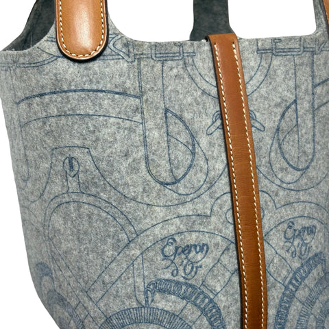 [Used] Hermes Picotin Lock PM Gray Gold Swift Felt Silver Hardware L Engraved (2008) Brand Bag Handbag Bag Used Women's (HERMES, PICOTIN LOCK PM, GRAY GOLD, SWIFT FELT, silver, handbag, used)