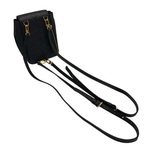 【中古】 LOUIS VUITTON ルイ・ヴィトン UNPLANT TINY BACKPACK アンプラント タイニーバック バックパック ICチップ ブラック レザー 中古 USED バッグ